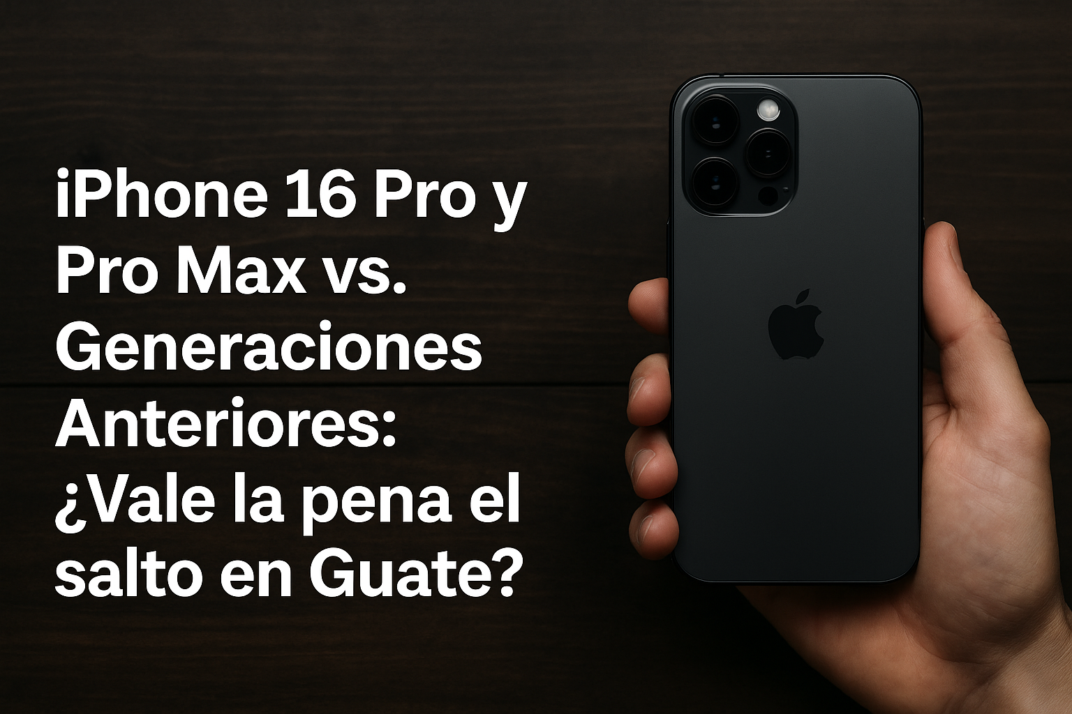 iPhone 16 Pro y Pro Max vs. Generaciones Anteriores: ¿Vale la pena el salto en Guate?