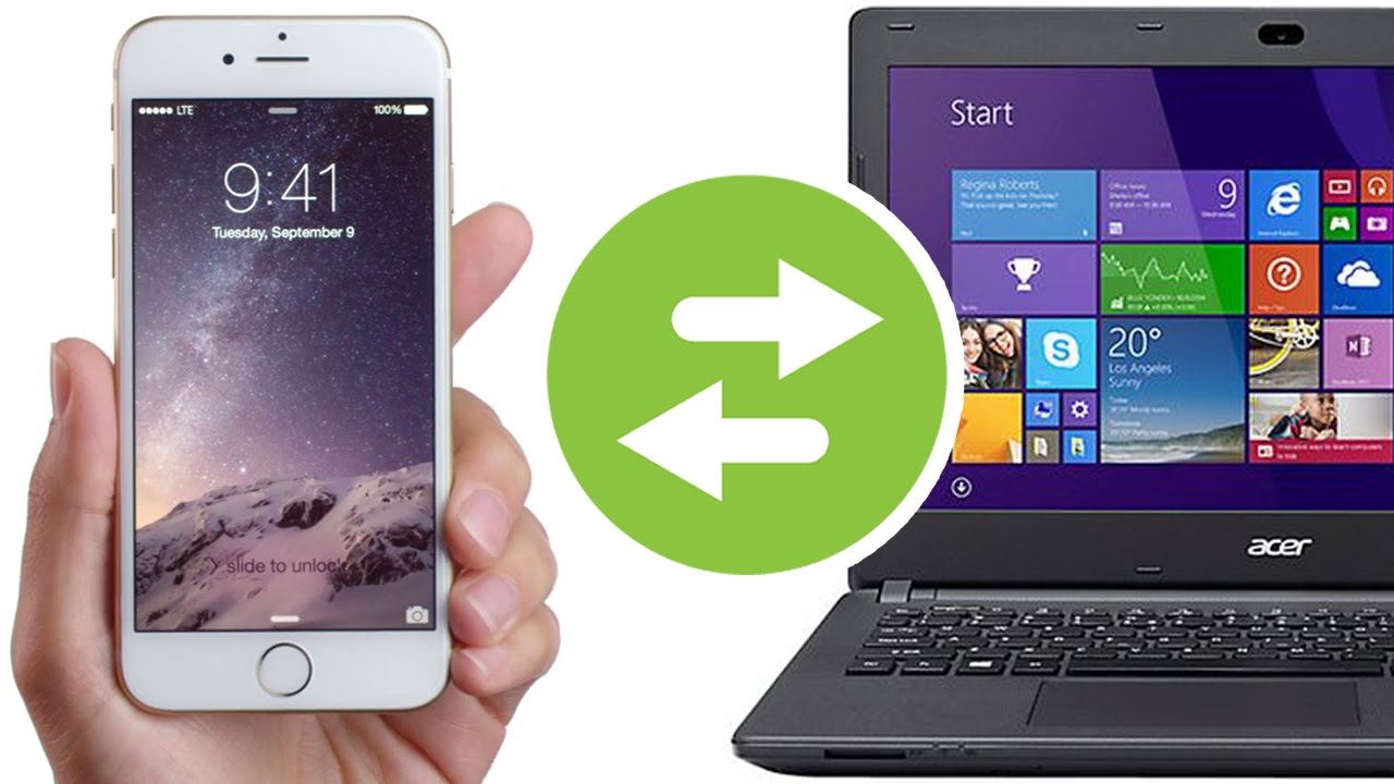 como pasar fotos de iPhone a pc
