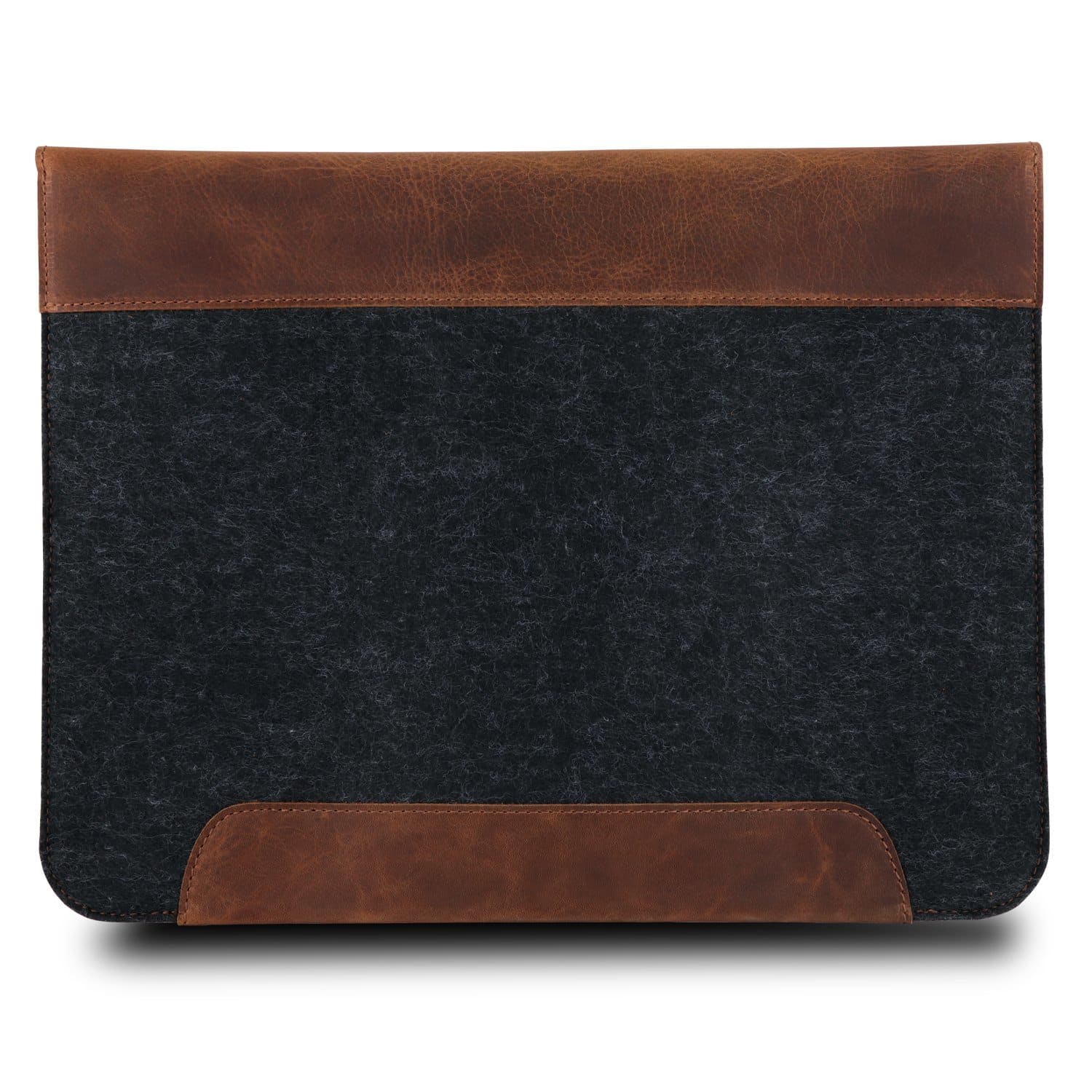 MegaGear Fine Leather and Fleece Sleeve Bag for MacBook Pro, MacBook Air and iPad Case